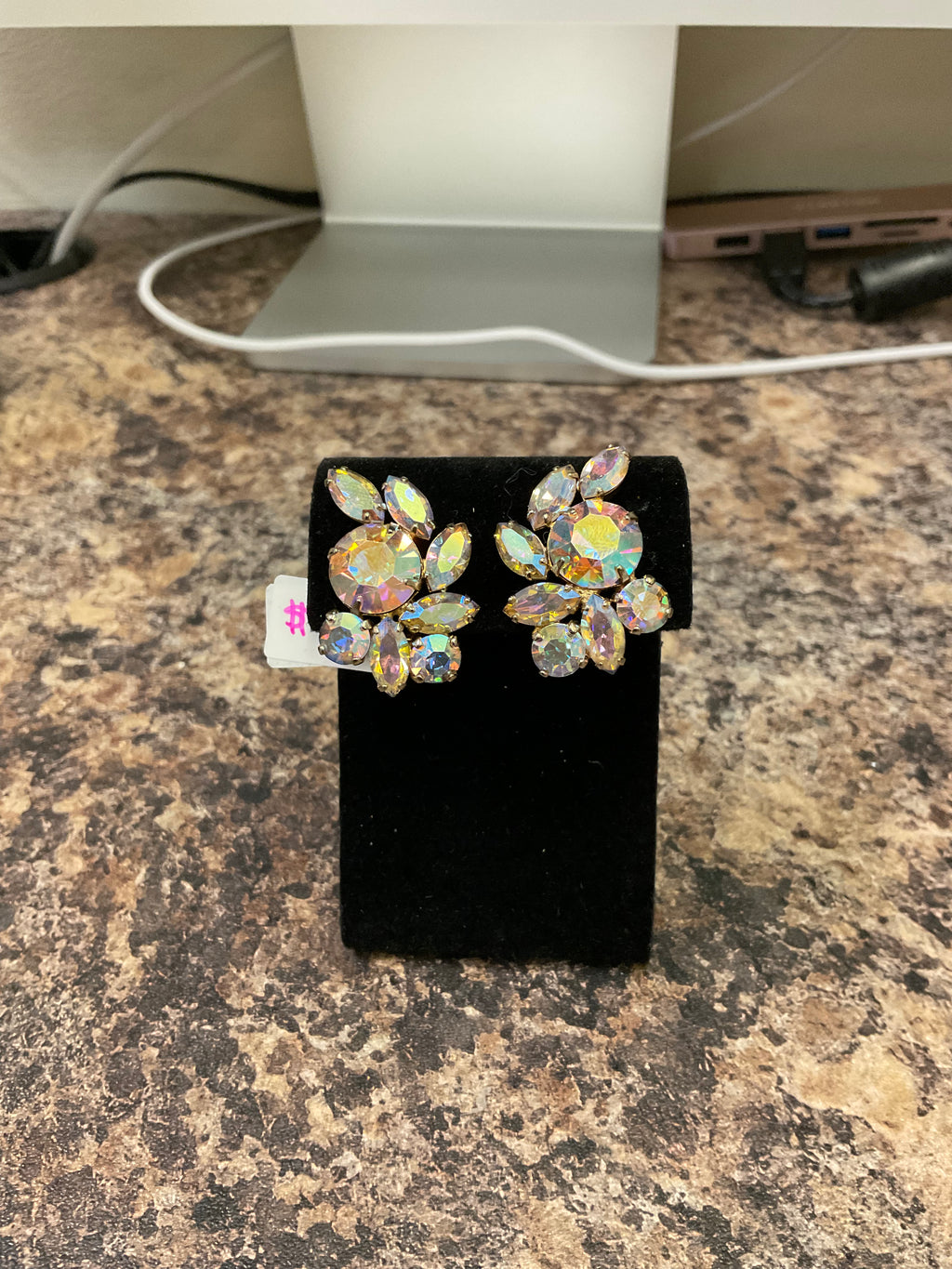 Vintage clip on earrings