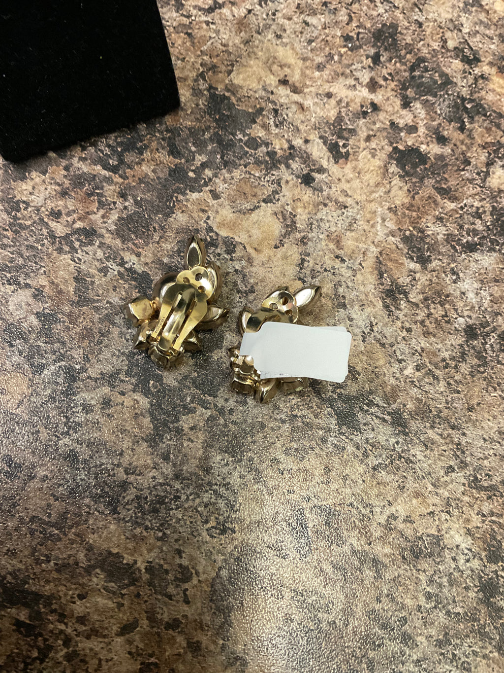 Vintage clip on earrings