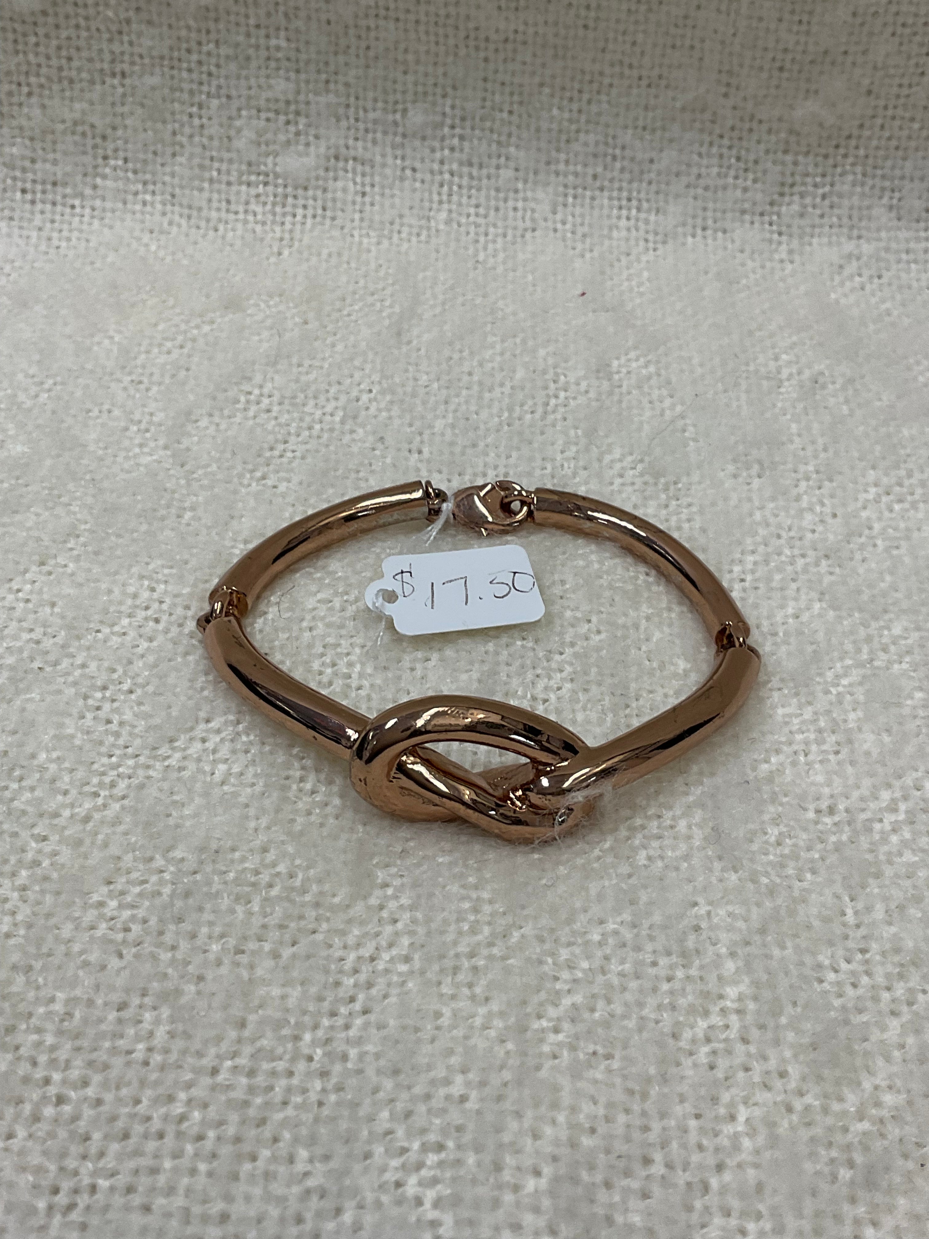Rose Gold Knot Bangle Bracelet – Like New – $17.50