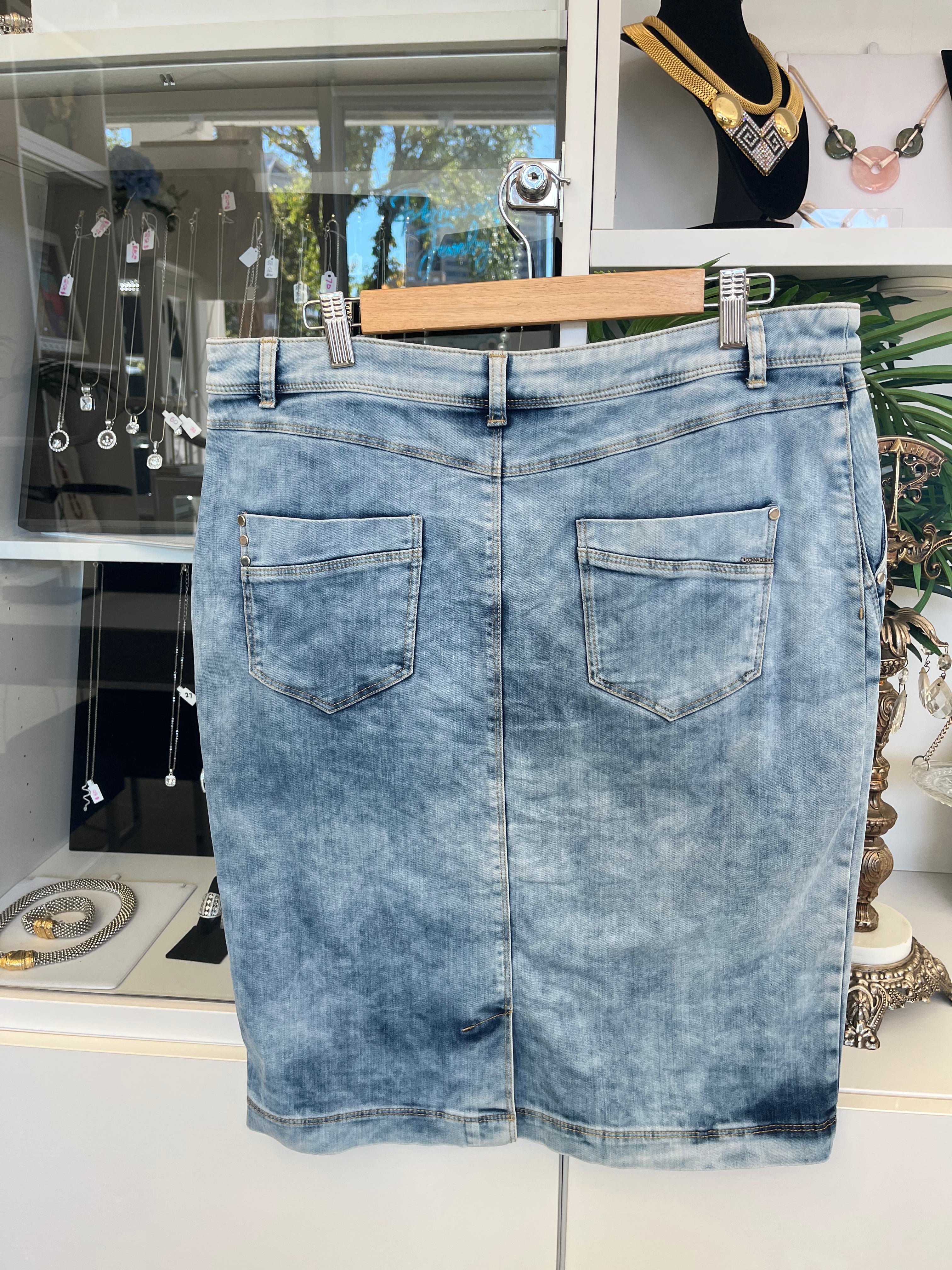 Blue Denim Skirt