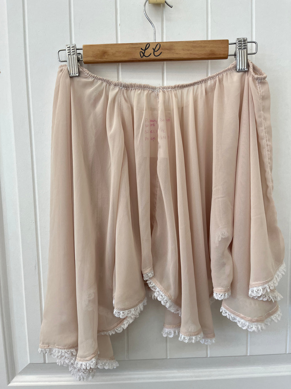 Flowy Beige Skirt