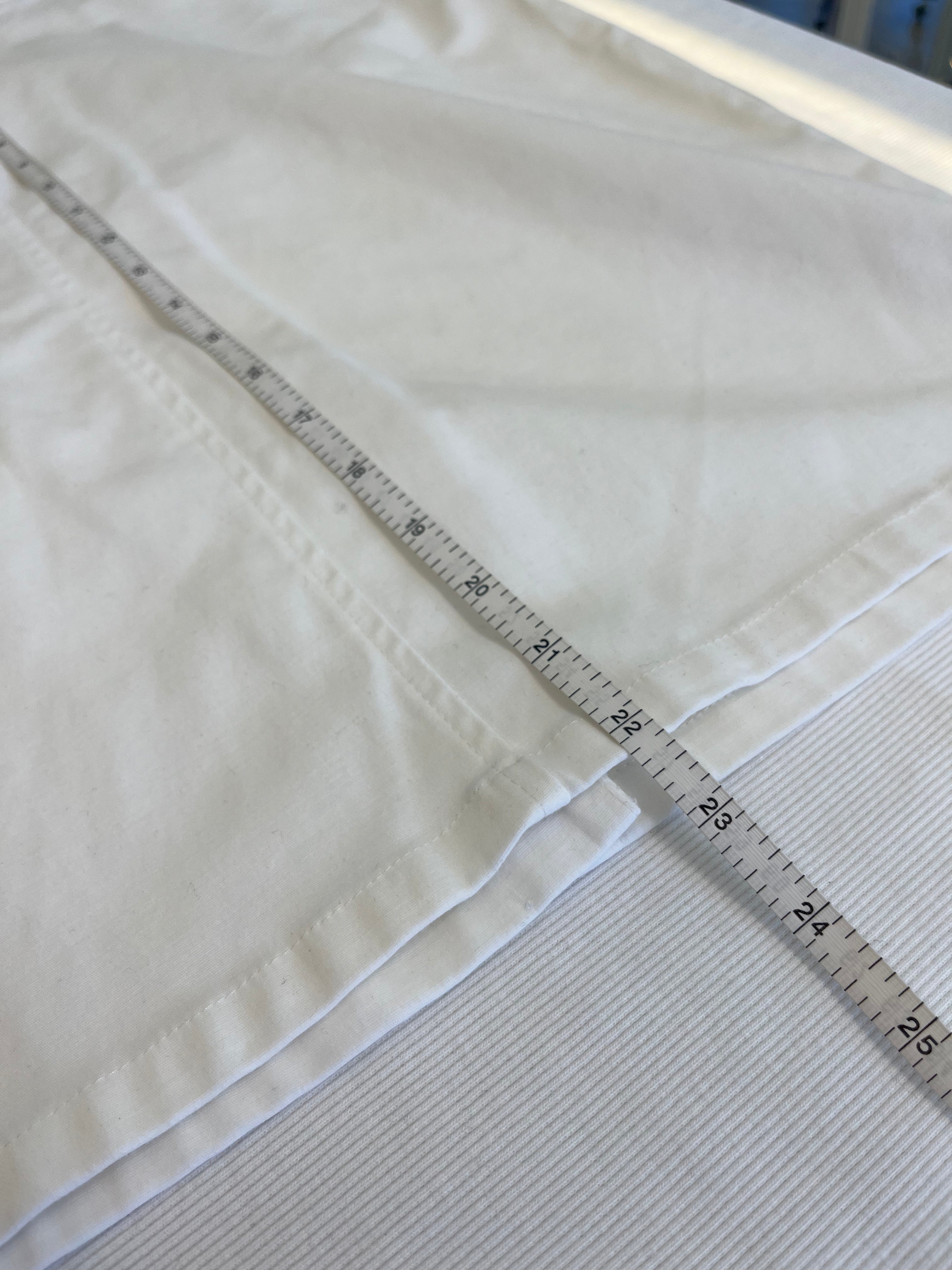 White Denim Skirt