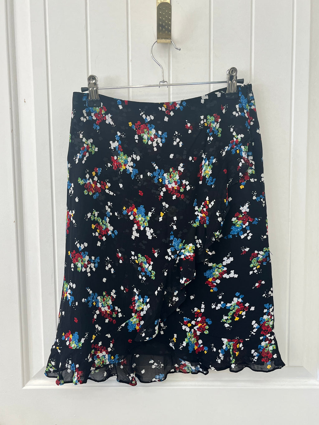 Ralph Lauren Black Floral Skirt