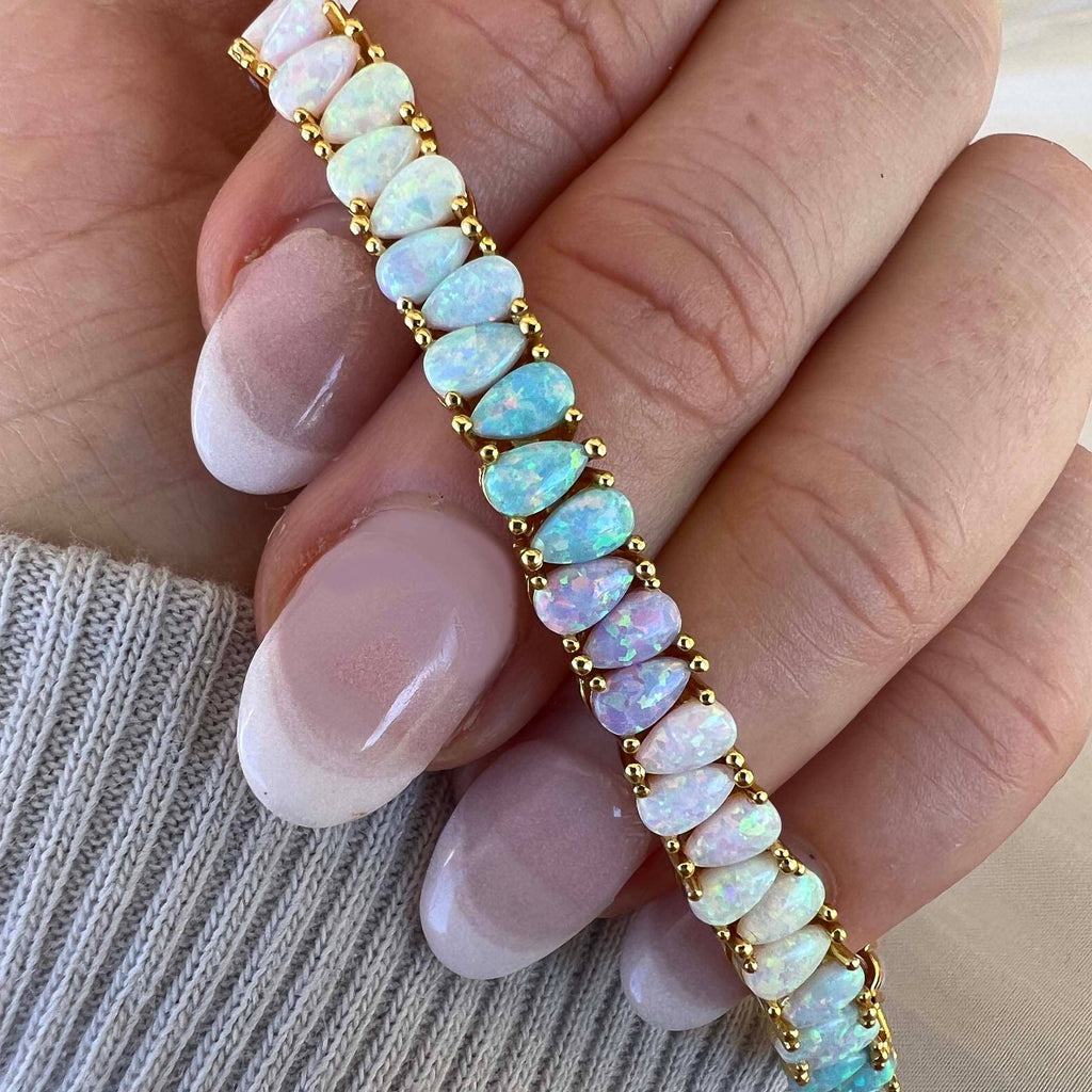 Dancing Opal Dreams Tennis Bracelet: 7''