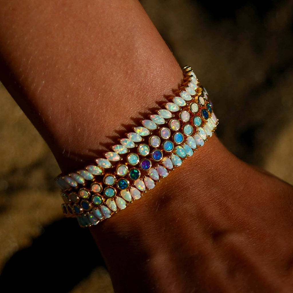 Dancing Opal Dreams Tennis Bracelet: 7''